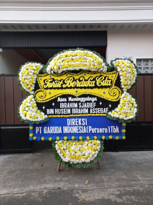 Papan Bunga Duka di Harjosari