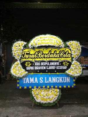 Papan Bunga Duka di Harjosari