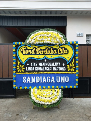Papan Bunga Duka di Harjosari