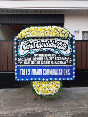 Papan Bunga Duka di Harjosari